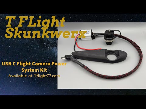 USB C Flight Camera Power System Kit W/weatherproof bulkhead connector and fairing 1 ea