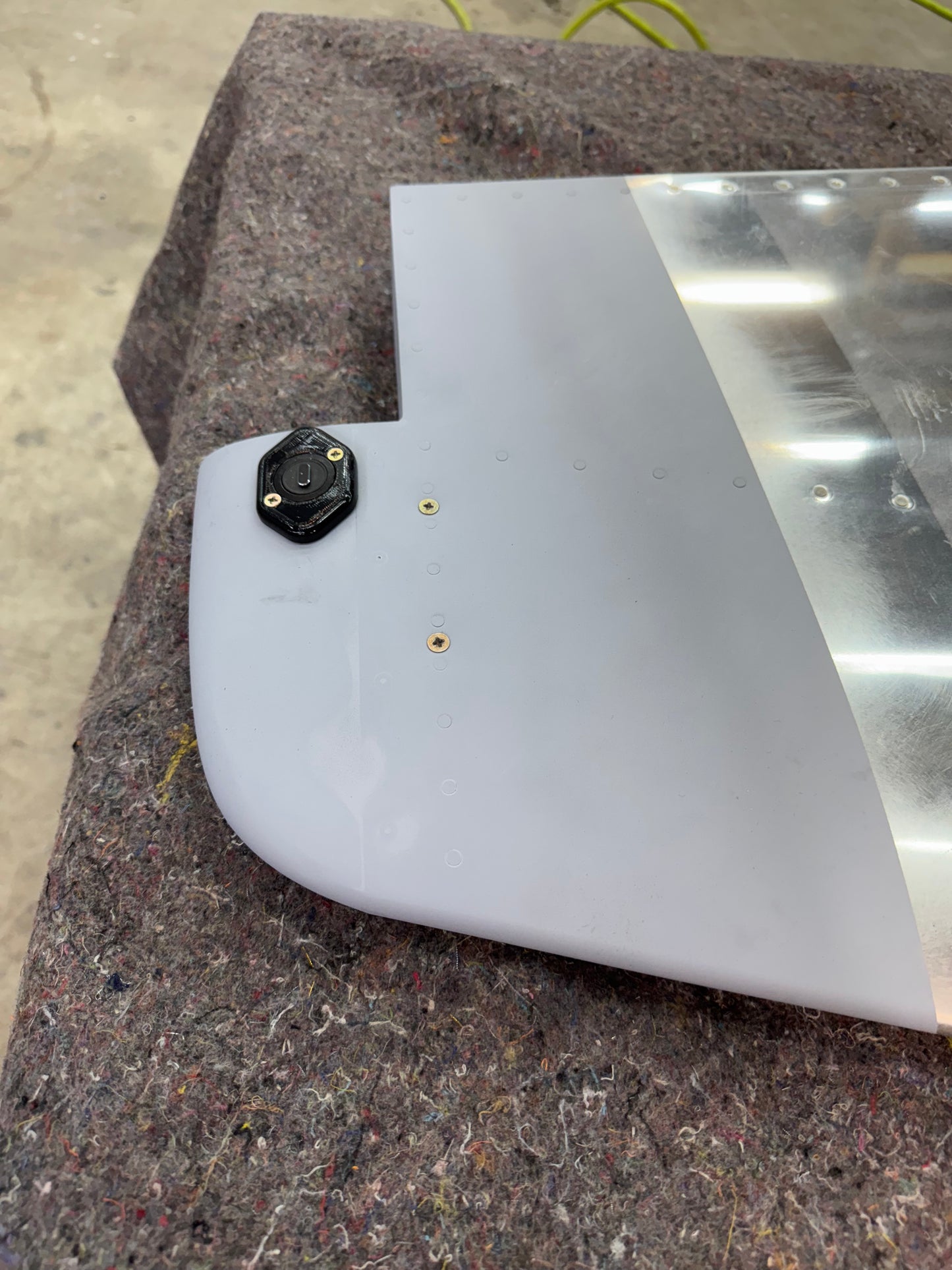 USB C Low Profile Buklhead Connector and Fairing 1 ea