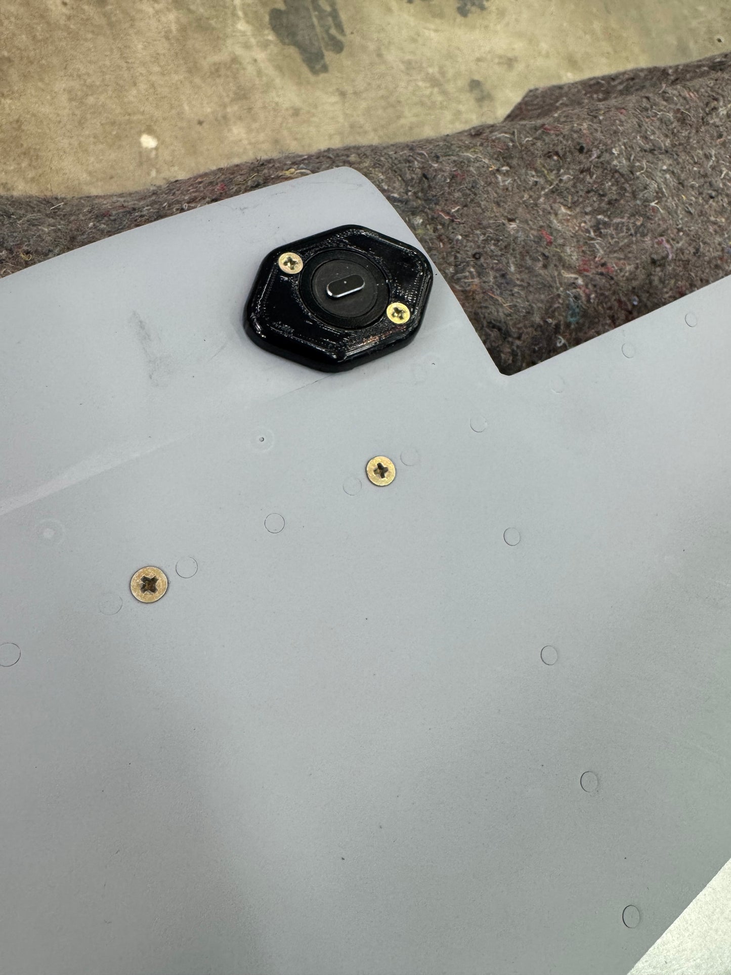 USB C Low Profile Buklhead Connector and Fairing 1 ea