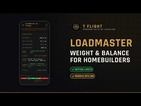 LoadMaster weight and balance app promo video